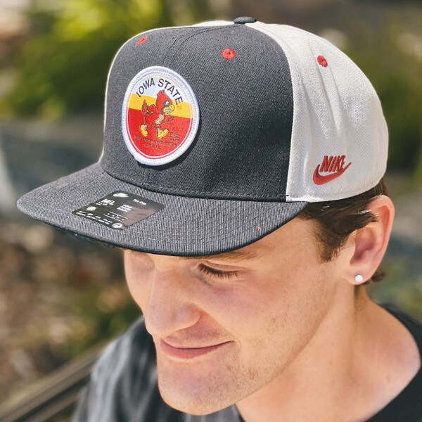 Nike Walking Cy Black and Gray FA25 Pro Flatbrim Snapback